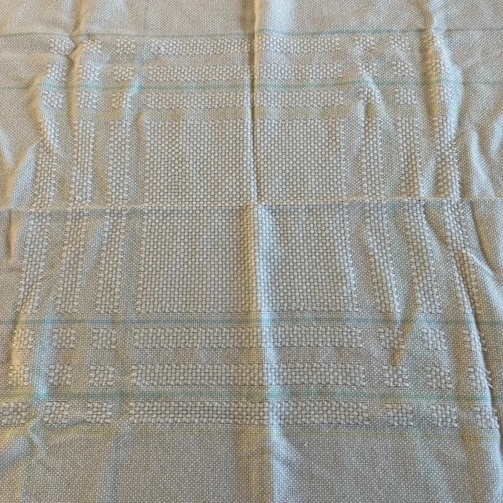 Vintage Cradlecraft Baby Crib Blanket Yellow Blue White Fringe Soft BeBe 40